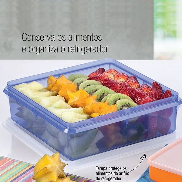 Tupperware Caixa Versátil 2,5 Litros Azul