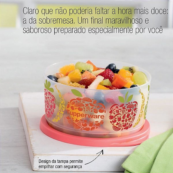 Tupperware Refri Line 530ml Coral