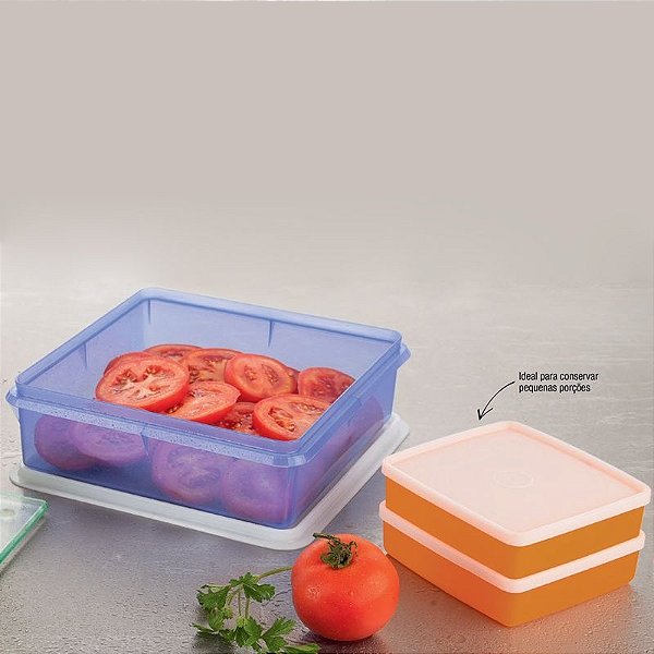 Tupperware Refri box e Caixa Versátil Kit 3 peças