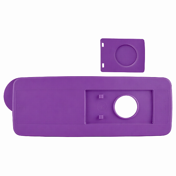 Tampa com Cap Forma de Gelo Roxa Tupperware