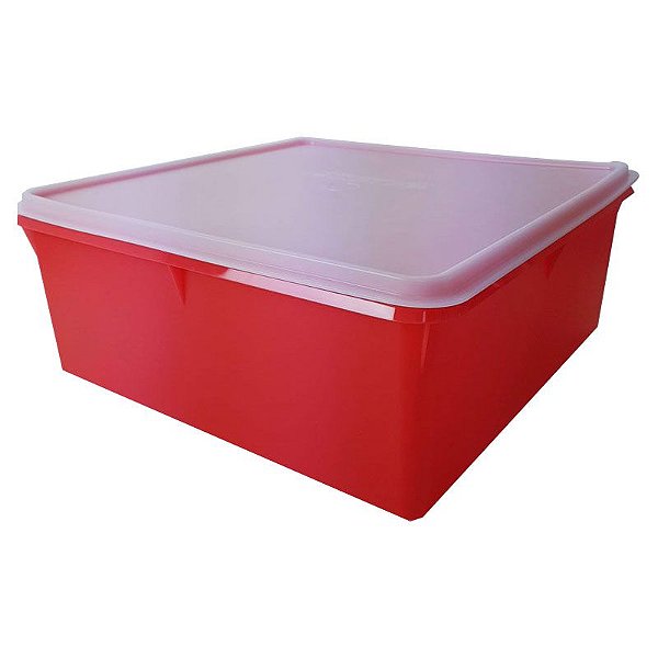 Tupperware Super Caixa 10 litros Vermelho