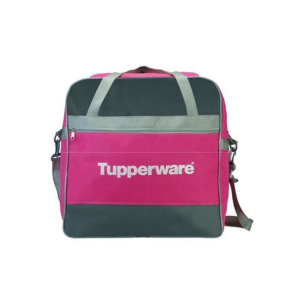 Tupperware Bolsa Grande do Kit Especial Rosa e Cinza