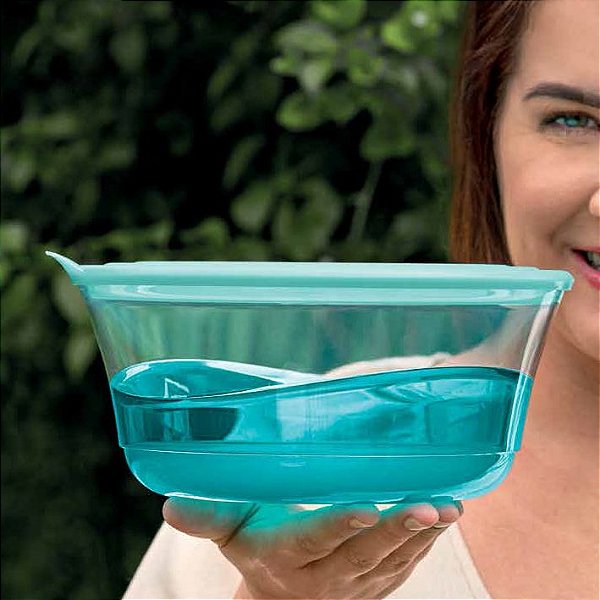 Tupperware Tigela Elegância Alta 2,3 Litros Turmalina