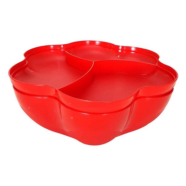 Tupperware Big Tigela Floresta 5,6 litros Vermelha