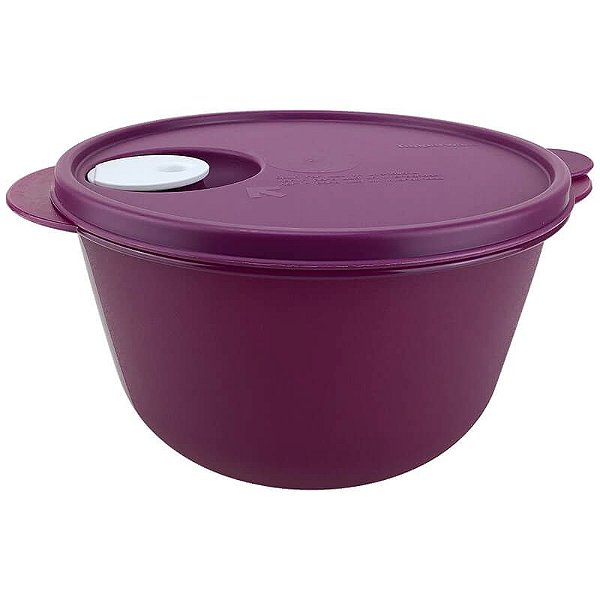 Tupperware Cristalwave Redonda 2 litros Roxo