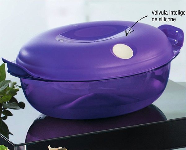 Tupperware Cristal Pop 2 litros Roxo