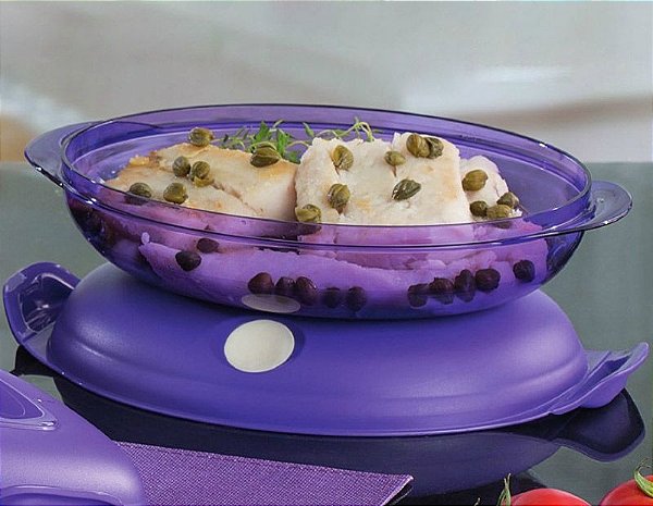 Tupperware Cristal Pop 1,1 litros Roxo