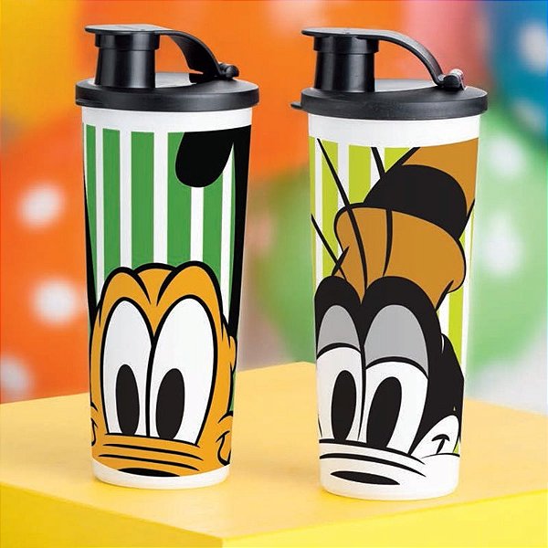 Tupperware Kit Copo Turma do Mickey Vintage 470 ml 2 peças