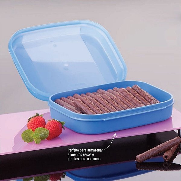 Tupperware Visual Box Mini 550 ml Azul