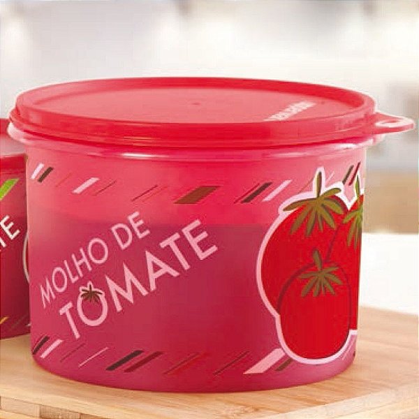 Tupperware Caixa Molho de Tomate 1,1 Litros Vermelho