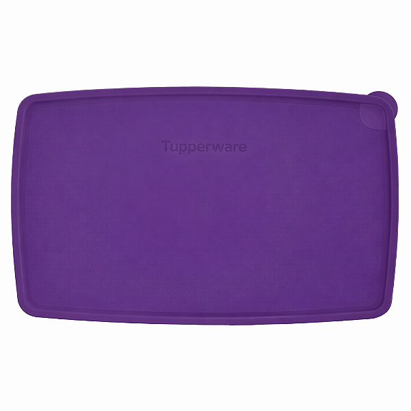 Tampa Caixa Ideal e Espaçosa Tupperware Roxo