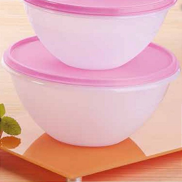 Tupperware Tigela Maravilhosa Tulipas 1,8 litro Rosa