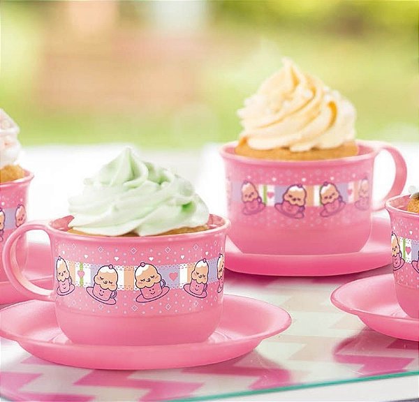 Tupperware Cupcake Rosa