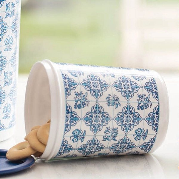 Tupperware Super Instantânea 1 Colonial 1,2 litros Azul Azulejo Português