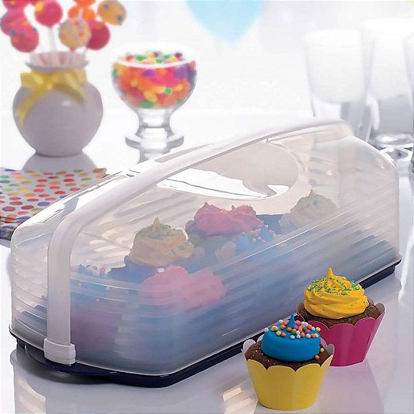 Tupperware Big Cake Retangular Plus