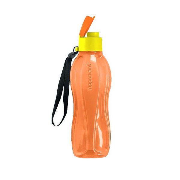 Garrafa Tupperware Eco Tupper Plus Laranja 500ml Squeeze