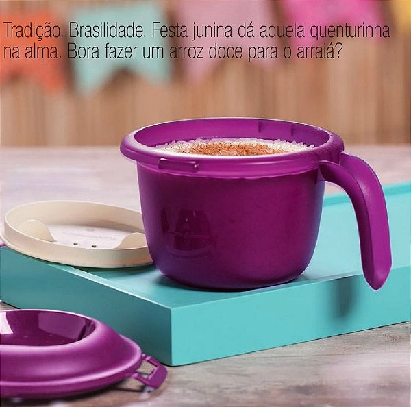 Tupperware Micro Arroz Pequeno 550ml Roxa