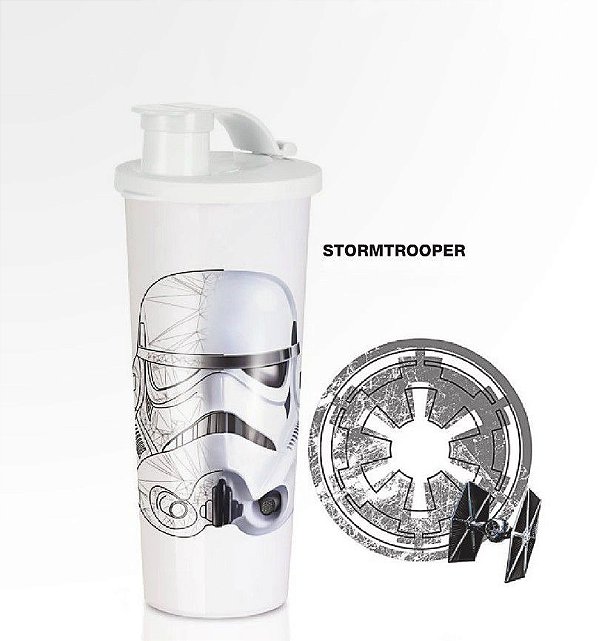 Tupperware Copo Stormtrooper Star Wars 470ml Branco