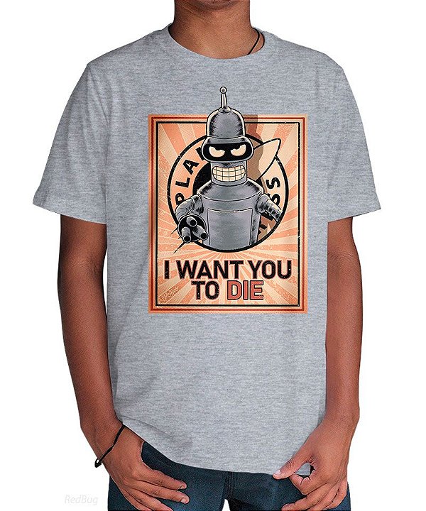 Camiseta I Want You to Die