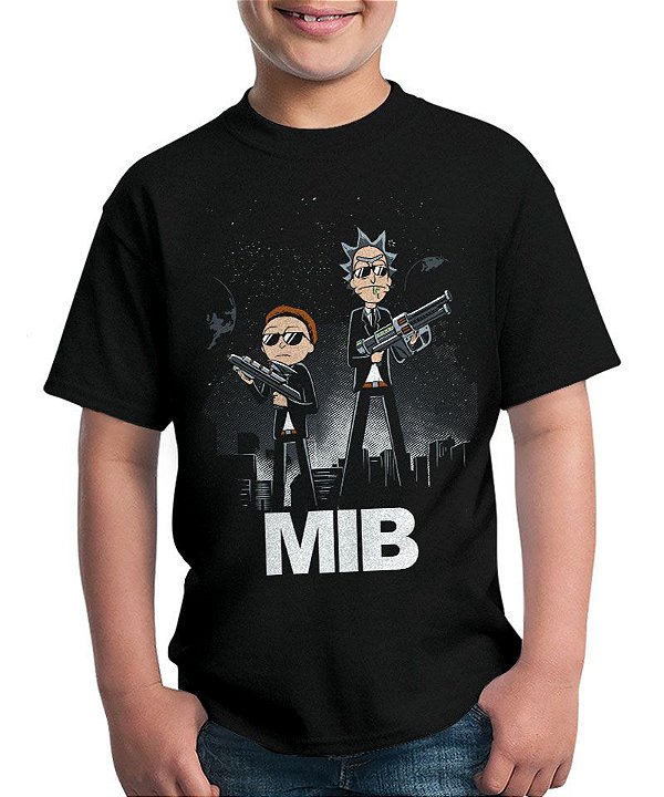 Camiseta Rick and Morty in Black