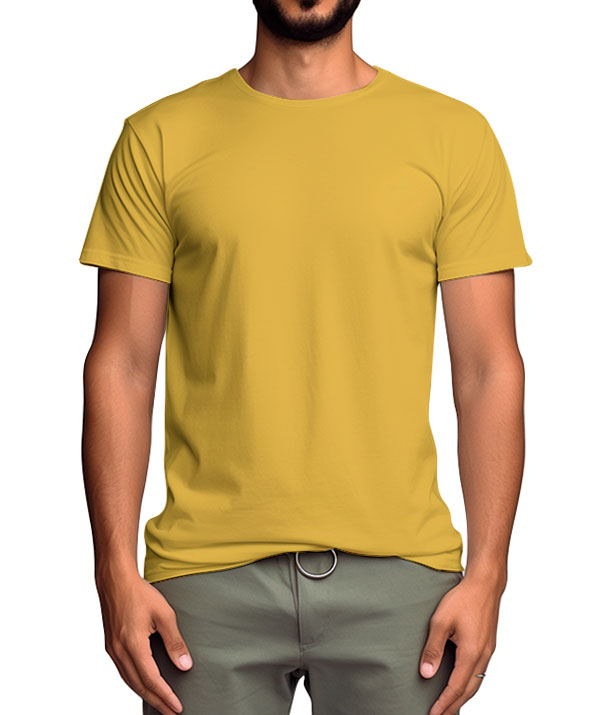 Camiseta Básica Amarela