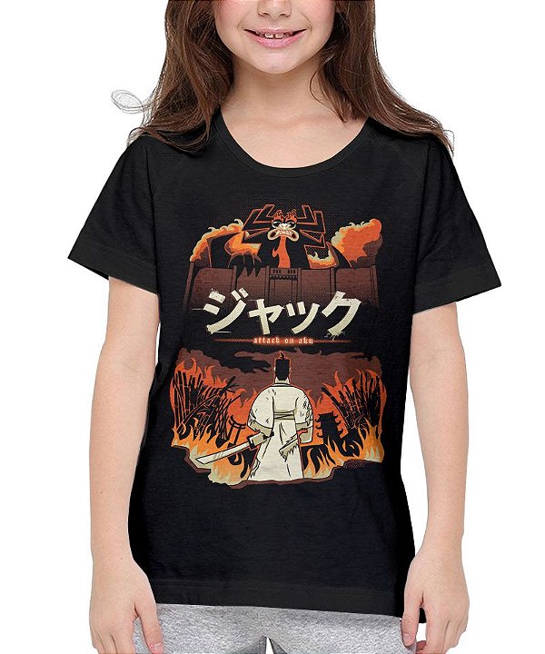 Camiseta Attack on Aku