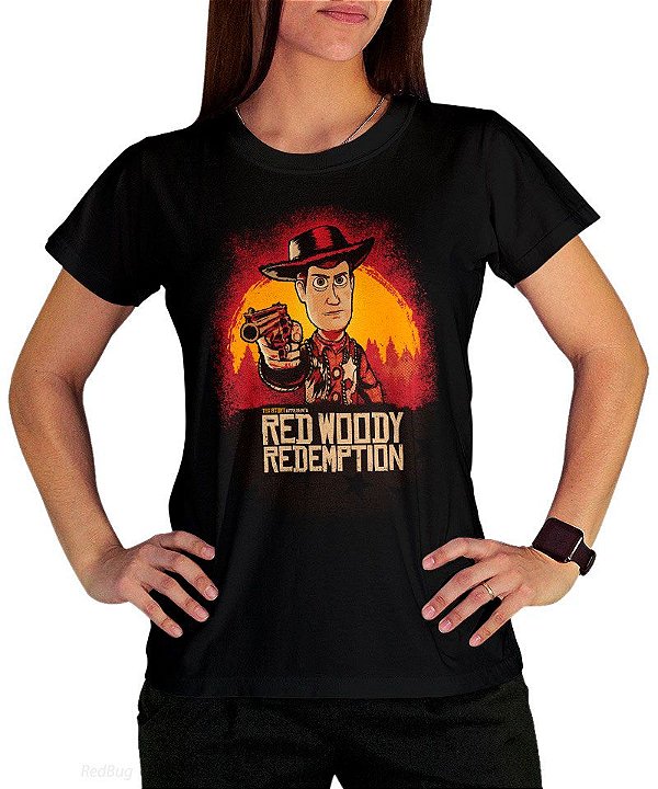 Camiseta Red Woody Redemption