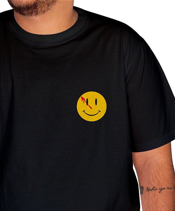 Camiseta Smiley Face Watchmen