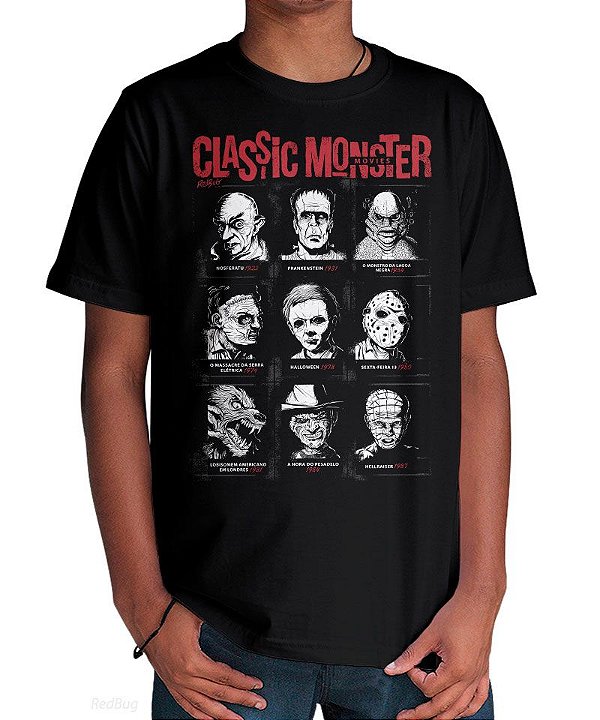 Camiseta Classic Monsters