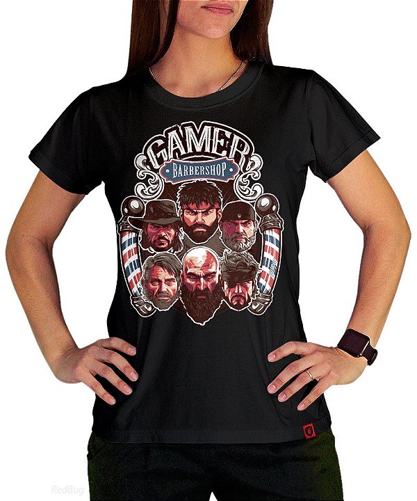 Camiseta Gamer Barbershop
