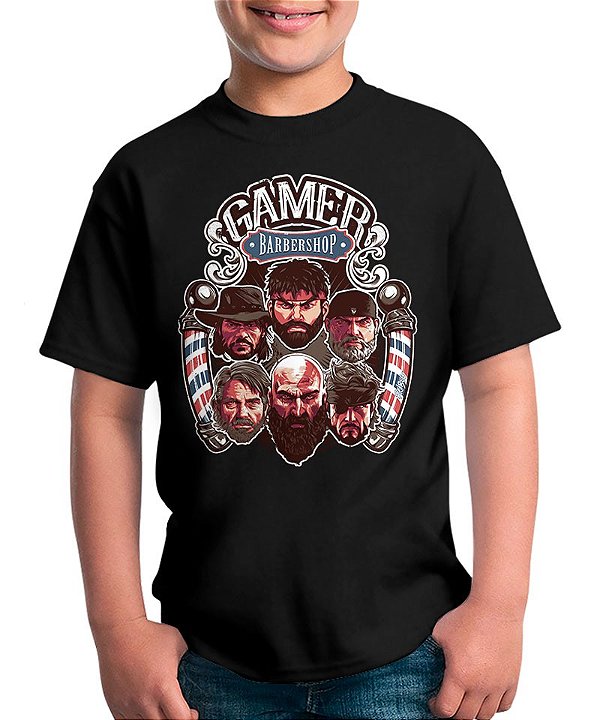 Camiseta Gamer Barbershop