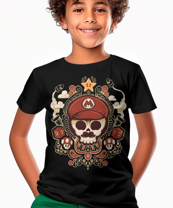 Camiseta Bros Skull