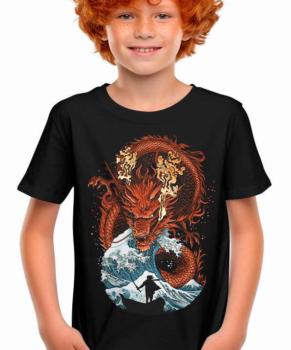 Camiseta Dragão de Kanagawa