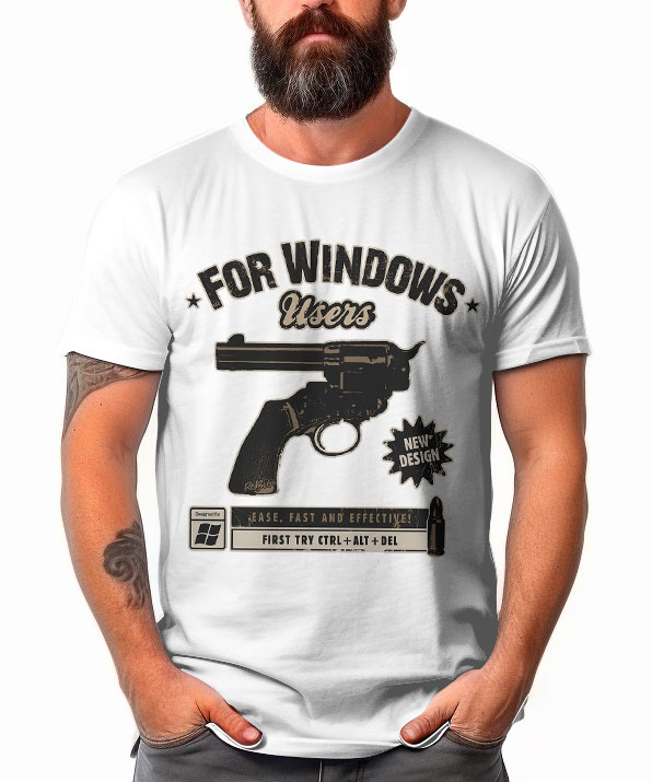 Camiseta For Windows Users