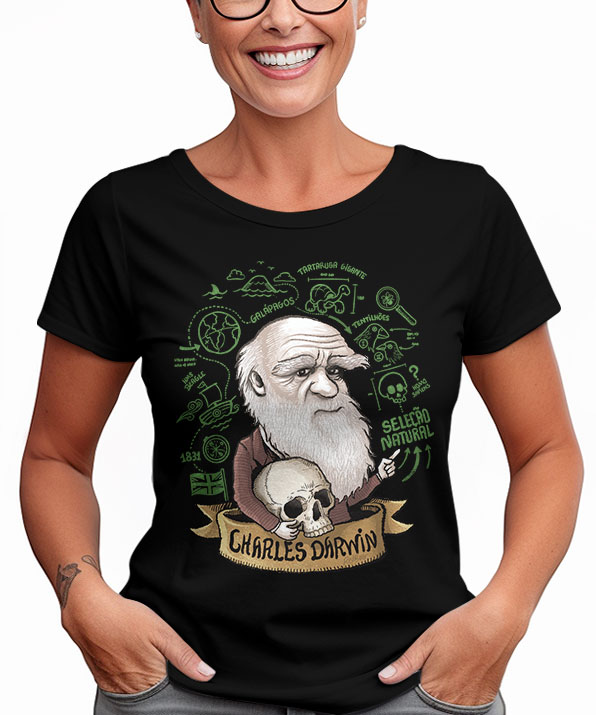 Camiseta Charles Darwin