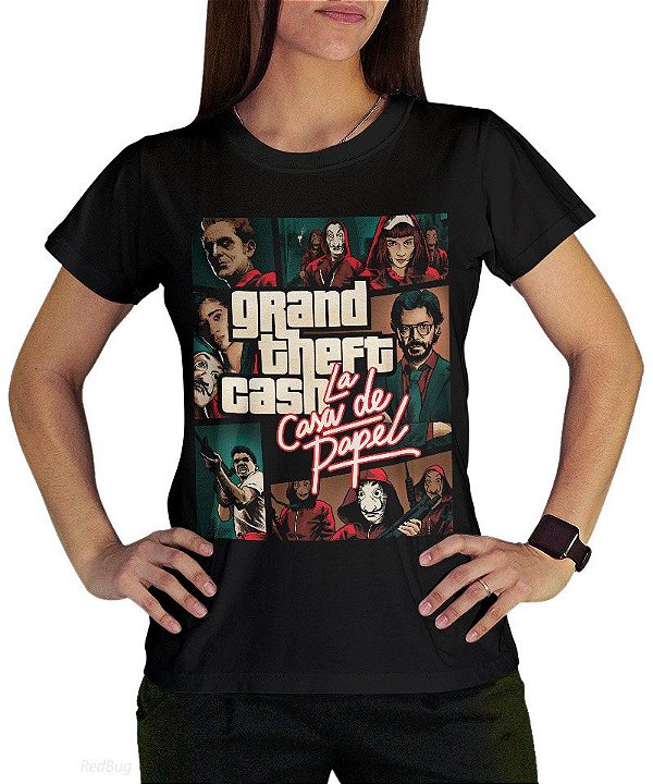 Camiseta Grand Theft Cash