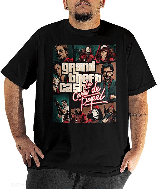 Camiseta Grand Theft Cash