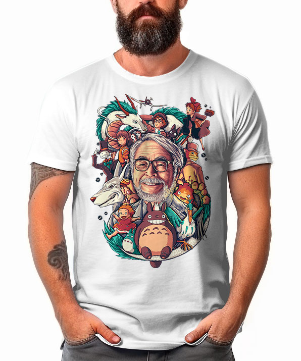 Camiseta Hayao Miyazaki