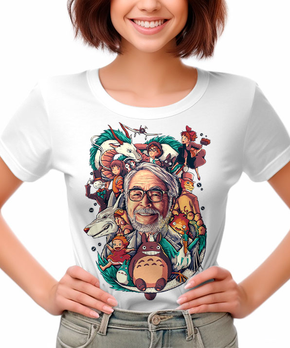 Camiseta Hayao Miyazaki
