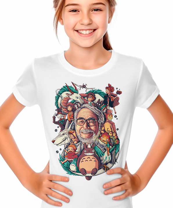 Camiseta Hayao Miyazaki