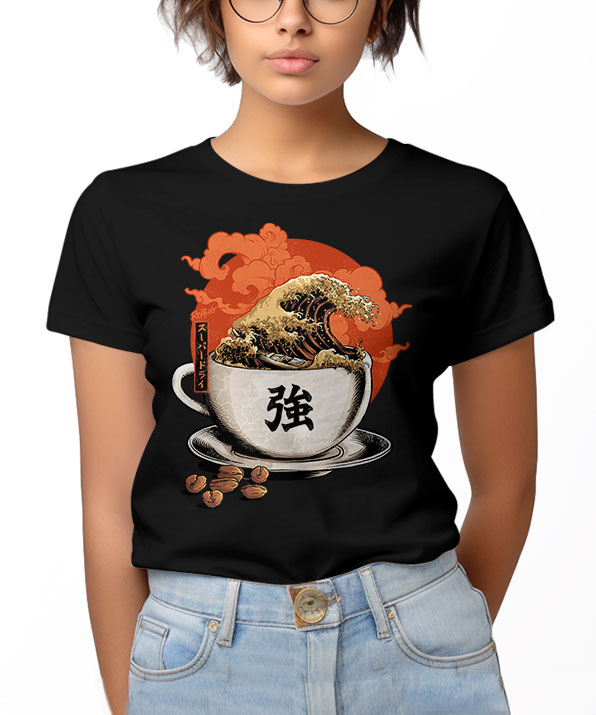 Camiseta Caffeine Tsunami