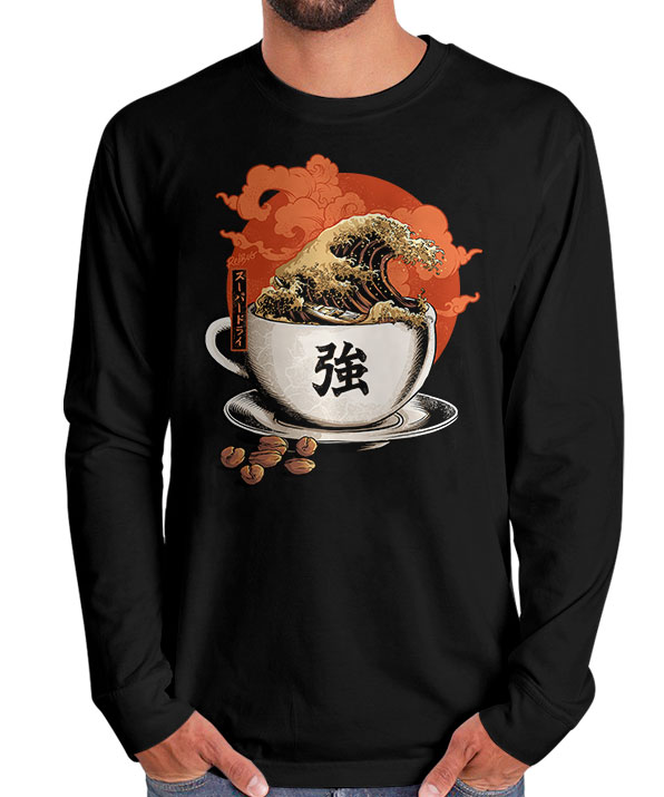 Manga Longa Caffeine Tsunami