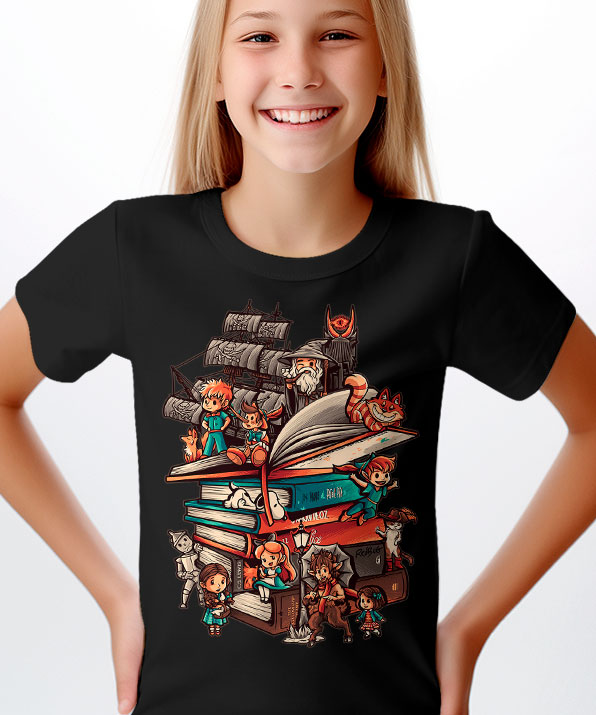 Camiseta Vida dos Livros