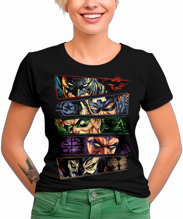 Camiseta Heróis Mascarados