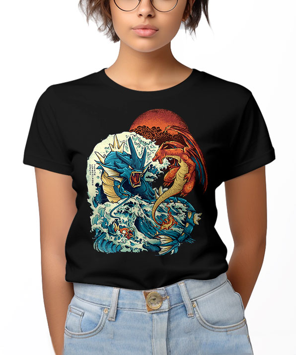 Camiseta A Onda de Gyarados