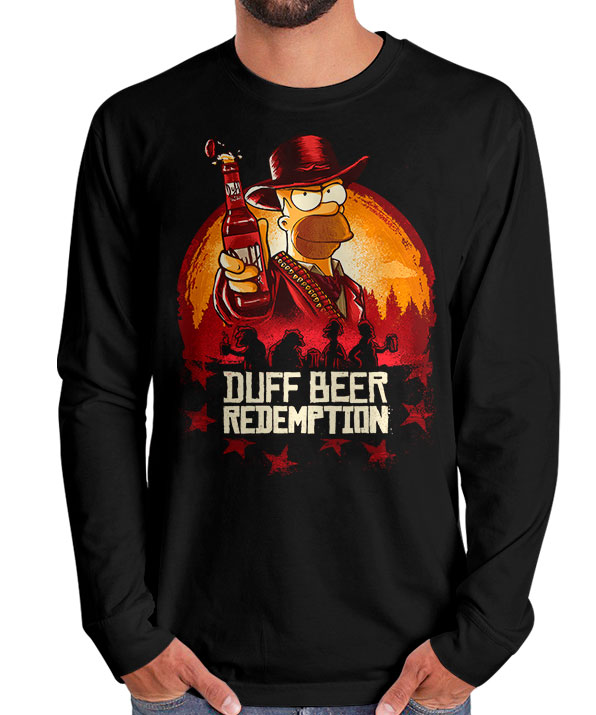 Manga Longa Duff Beer Redemption
