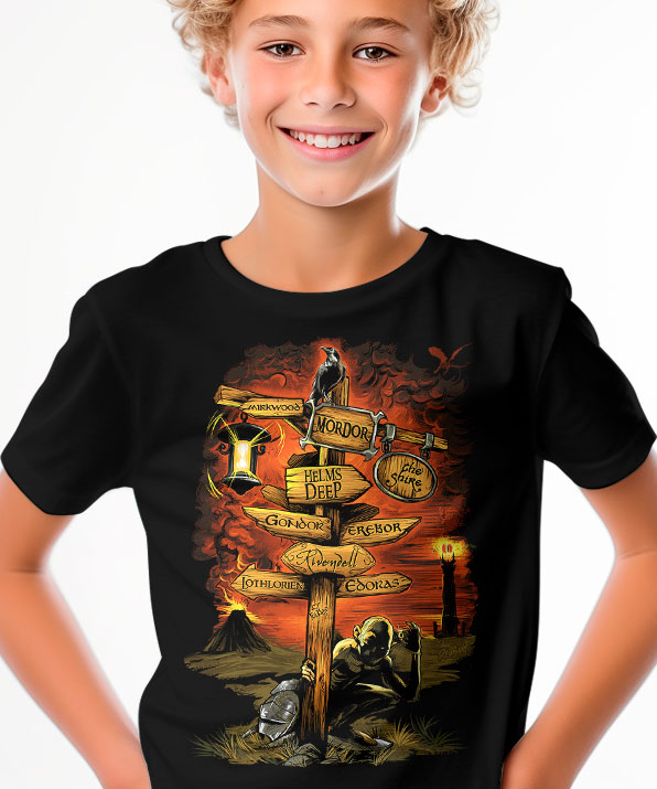 Camiseta Recantos da Terra Média