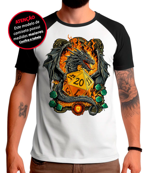 Raglan D20 e Dragão