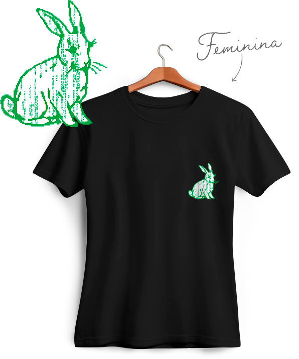 Camiseta Follow the White Rabbit