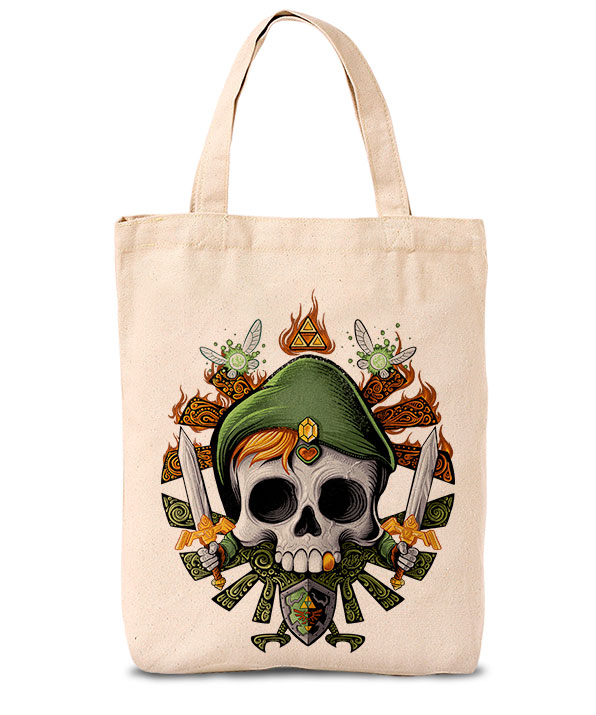 Ecobag Link Zelda Skull
